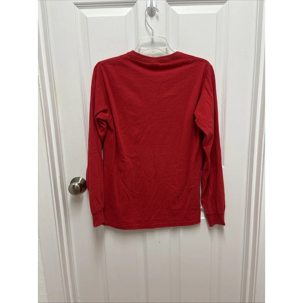 Fruit Of The Loom Vintage Ohio State‎ Long Sleeve T Shirt Red Mens Small